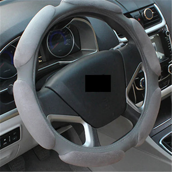 3D Suede Steering Wheel Cover