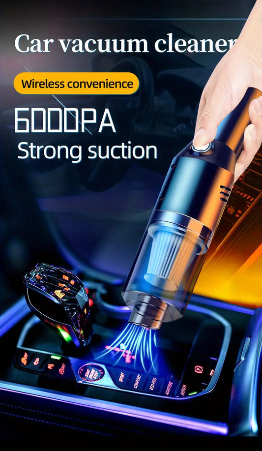 Wireless Car Vacuum Cleaner with Powerful Suction
