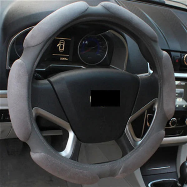3D Suede Steering Wheel Cover