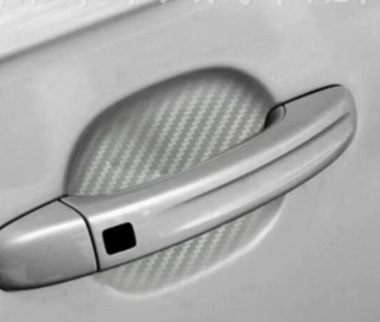 Car Door Handle Protector Vinyl Wrap Carbon Fiber Stickers